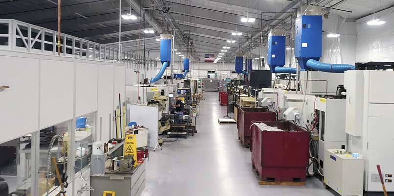 Industrial Manufacturing precision components facility